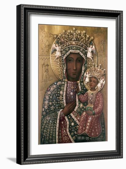 Black Madonna of Czestochowa-null-Framed Giclee Print