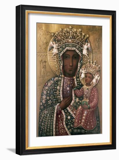 Black Madonna of Czestochowa-null-Framed Giclee Print