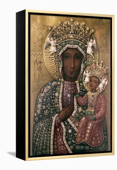 Black Madonna of Czestochowa-null-Framed Premier Image Canvas