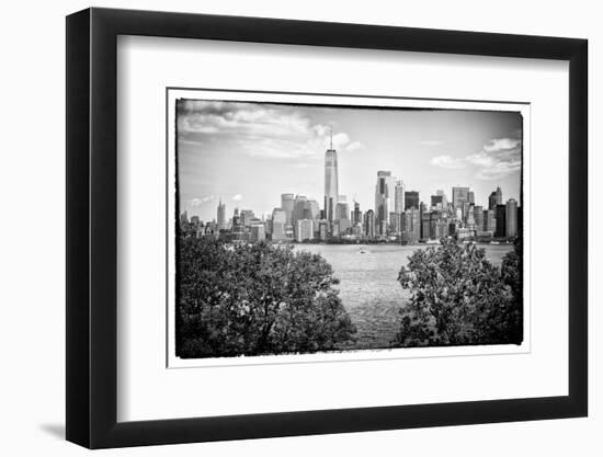 Black Manhattan Collection - Skyline-Philippe Hugonnard-Framed Photographic Print