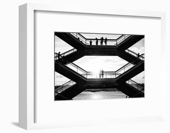 Black Manhattan Collection - Vessel Sunset-Philippe Hugonnard-Framed Photographic Print