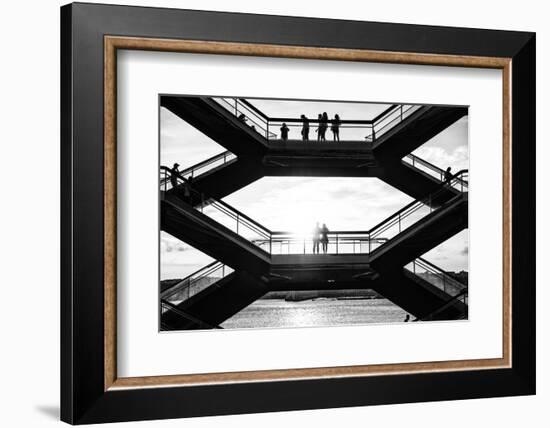 Black Manhattan Collection - Vessel Sunset-Philippe Hugonnard-Framed Photographic Print