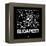 Black Map of Budapest-NaxArt-Framed Stretched Canvas