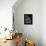 Black Map of Buenos Aires-NaxArt-Framed Stretched Canvas displayed on a wall