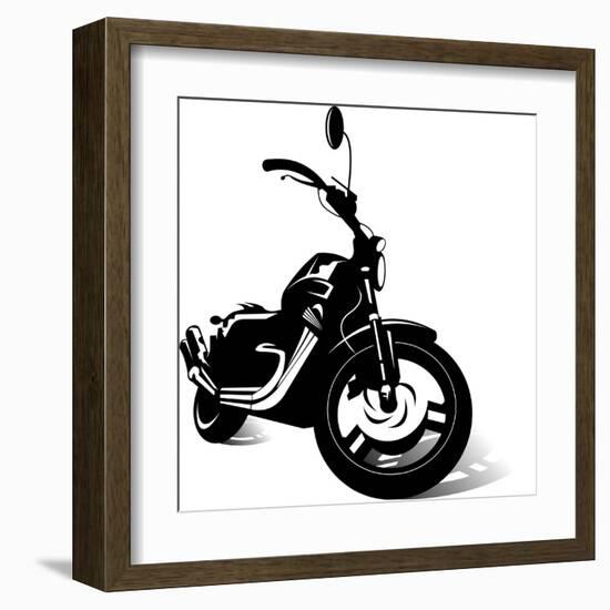 Black Monster-sababa66-Framed Art Print