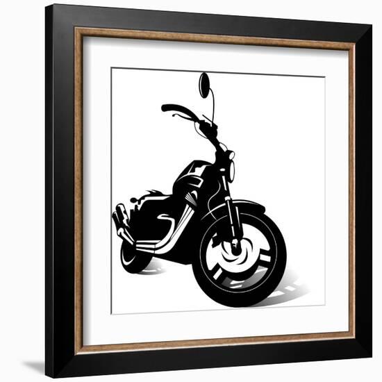 Black Monster-sababa66-Framed Art Print