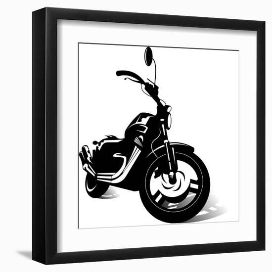 Black Monster-sababa66-Framed Art Print