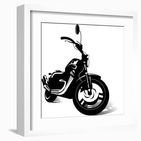 Black Monster-sababa66-Framed Art Print