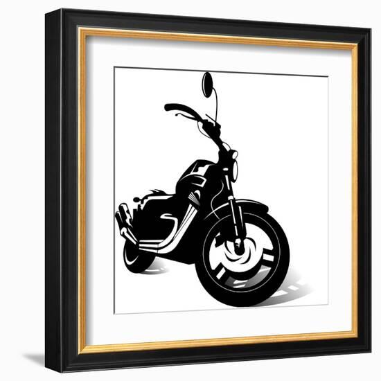 Black Monster-sababa66-Framed Art Print