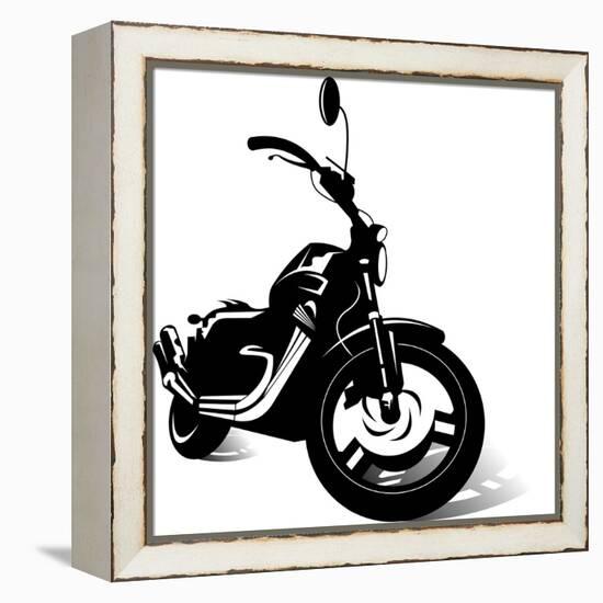 Black Monster-sababa66-Framed Stretched Canvas