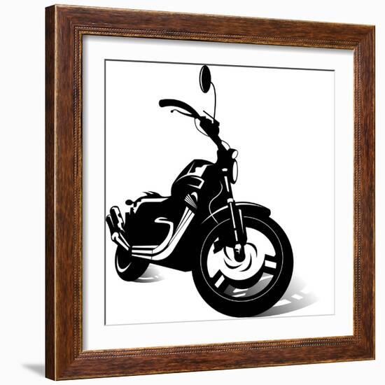 Black Monster-sababa66-Framed Art Print