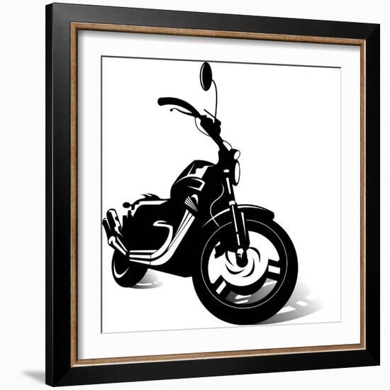 Black Monster-sababa66-Framed Art Print