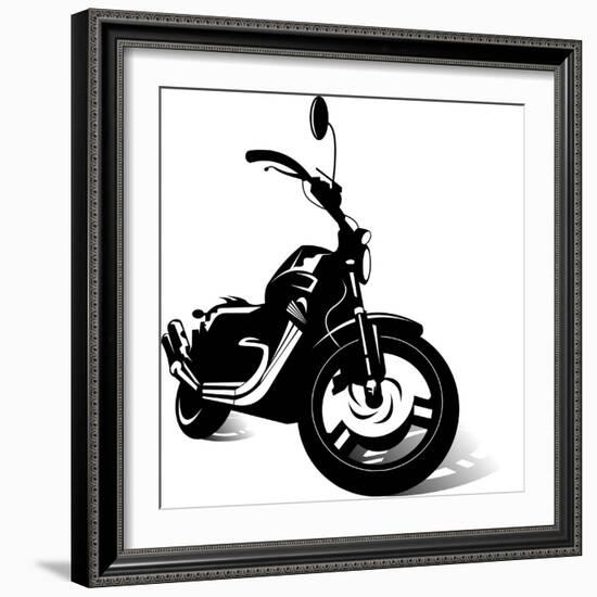 Black Monster-sababa66-Framed Art Print