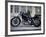Black Motorcycle-null-Framed Photographic Print