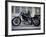 Black Motorcycle-null-Framed Photographic Print