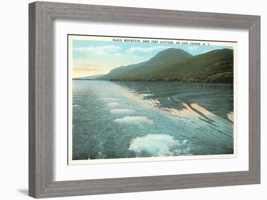 Black Mountain on Lake George, New York-null-Framed Art Print