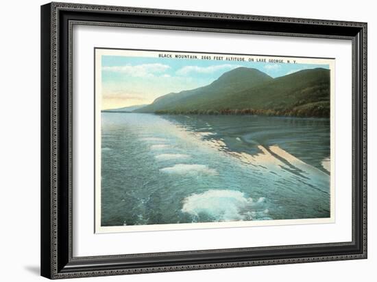 Black Mountain on Lake George, New York-null-Framed Art Print