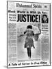 Black Muslim Newspaper, 'Muhammad Speaks', Emphasizes African Americans Abuse, Jul 5, 1963-null-Mounted Photo