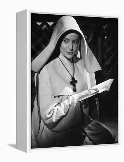 Black Narcissus, Deborah Kerr, 1947-null-Framed Stretched Canvas