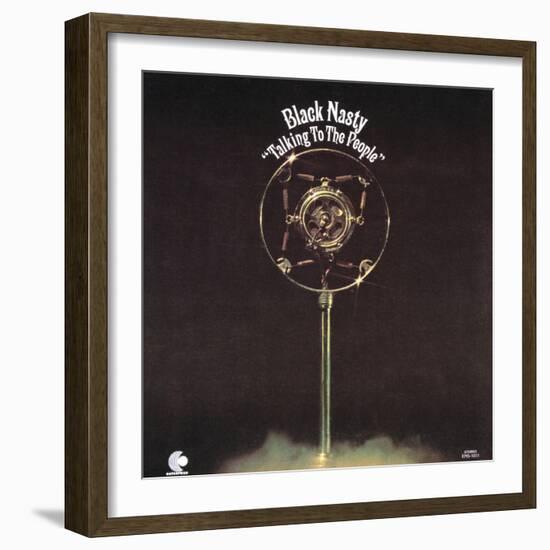 Black Nasty - Talking to the People-null-Framed Art Print