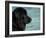 Black Newfoundland Dog Near Water-Adriano Bacchella-Framed Photographic Print