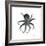 Black Octopus-Albert Koetsier-Framed Art Print