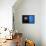 Black on Blue-Philippe Sainte-Laudy-Framed Premier Image Canvas displayed on a wall