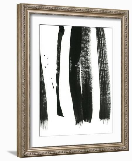 Black on White 3-Iris Lehnhardt-Framed Art Print