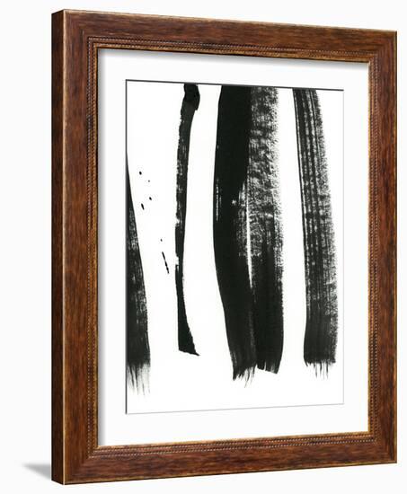 Black on White 3-Iris Lehnhardt-Framed Art Print