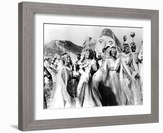 Black Orpheus, Brazilian Carnival Band, 1959-null-Framed Photo