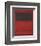 Black over Reds [Black on Red], 1957-Mark Rothko-Framed Art Print