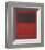 Black over Reds [Black on Red], 1957-Mark Rothko-Framed Art Print