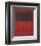 Black over Reds [Black on Red], 1957-Mark Rothko-Framed Art Print