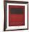 Black over Reds [Black on Red], 1957-Mark Rothko-Framed Art Print