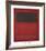 Black over Reds [Black on Red], 1957-Mark Rothko-Framed Art Print