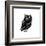 Black Owl Polygon-Lisa Kroll-Framed Art Print