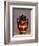 Black painted Athenian amphora with scene from the cult of Dionysus-Werner Forman-Framed Giclee Print