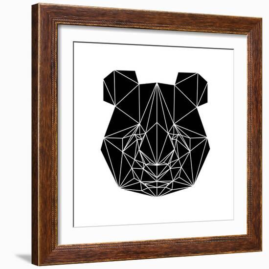 Black Panda-Lisa Kroll-Framed Art Print