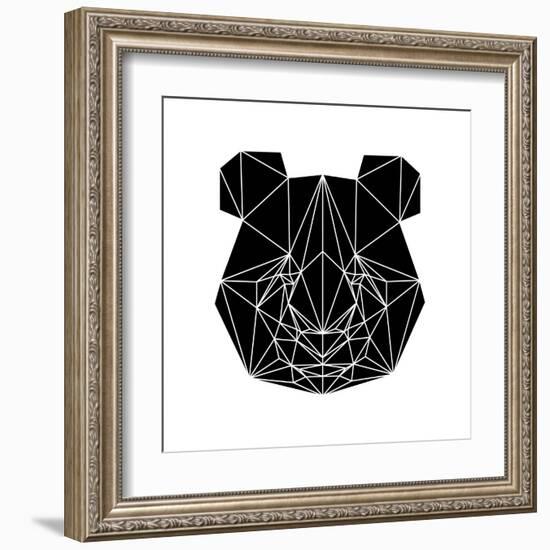 Black Panda-Lisa Kroll-Framed Art Print