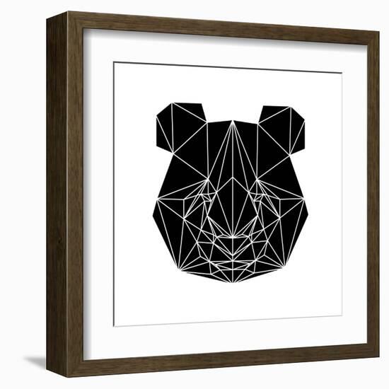 Black Panda-Lisa Kroll-Framed Art Print