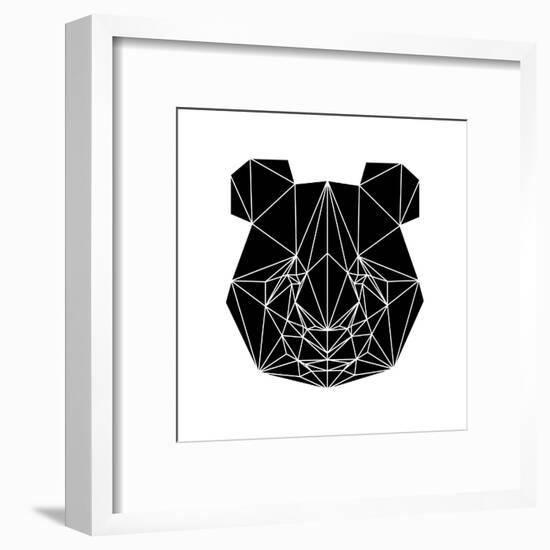 Black Panda-Lisa Kroll-Framed Art Print