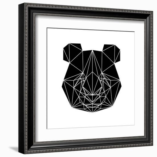 Black Panda-Lisa Kroll-Framed Art Print