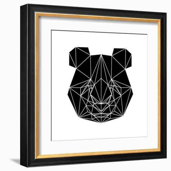 Black Panda-Lisa Kroll-Framed Art Print