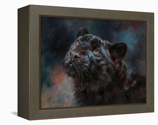 Black Panther 3-David Stribbling-Framed Stretched Canvas