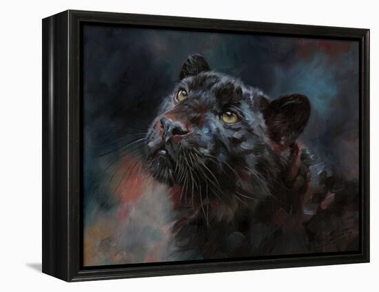 Black Panther 3-David Stribbling-Framed Stretched Canvas