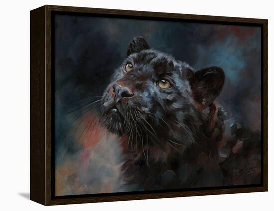 Black Panther 3-David Stribbling-Framed Stretched Canvas