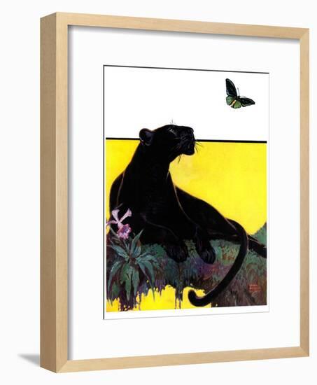 "Black Panther,"August 13, 1932-Lynn Bogue Hunt-Framed Giclee Print