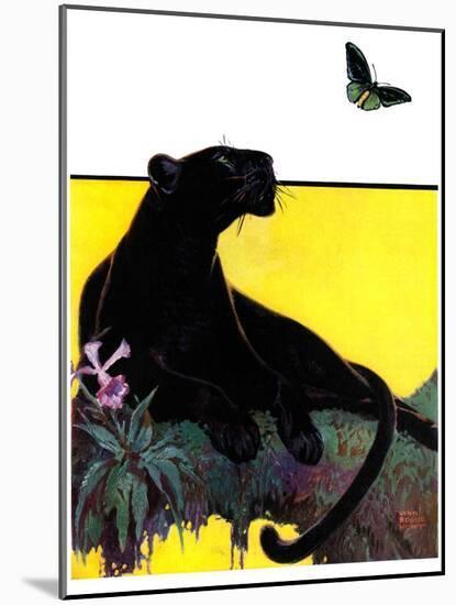 "Black Panther,"August 13, 1932-Lynn Bogue Hunt-Mounted Giclee Print