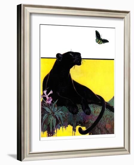 "Black Panther,"August 13, 1932-Lynn Bogue Hunt-Framed Giclee Print
