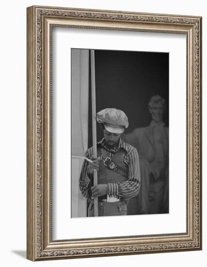 Black Panther Convention, Lincoln Memorial, 1970-Thomas J. O'halloran-Framed Photographic Print